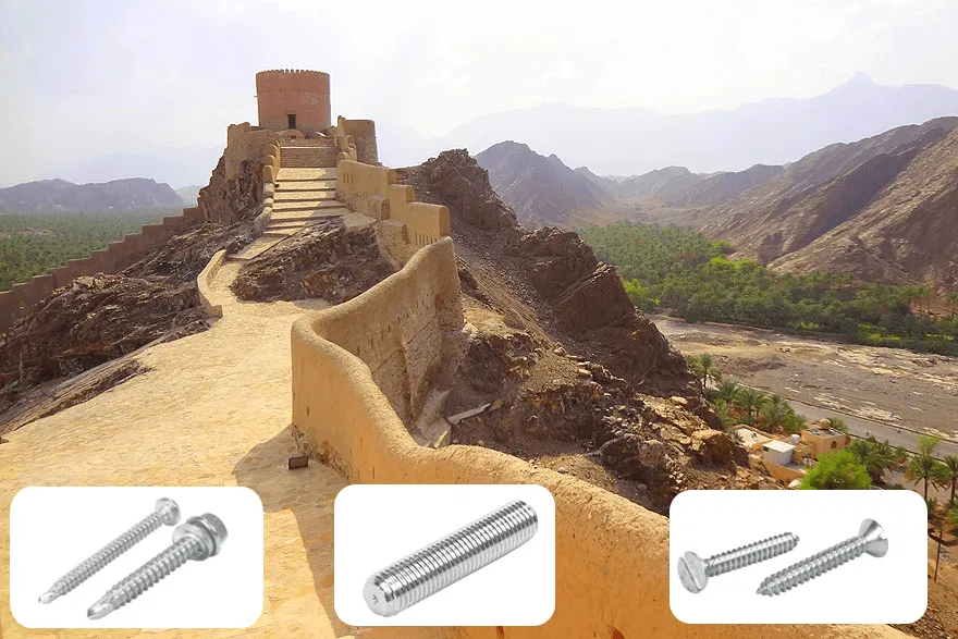 304 Stainless Steel Fasteners in Oman