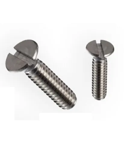 Din 963 Slotted Csk Screw in Munger